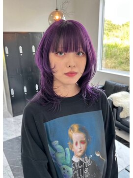 ディーン 豊橋(DEAN) パープル　レイヤーカット