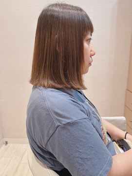 コーエン(cowen) 大人かわいい☆さらっとまとまるミディアムストレート♪縮毛矯正