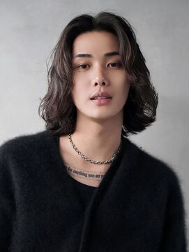 フィフスパーク(fifth PARK) 渋谷緩めスパイラルパーマメンズボブパーマメンズミディアム