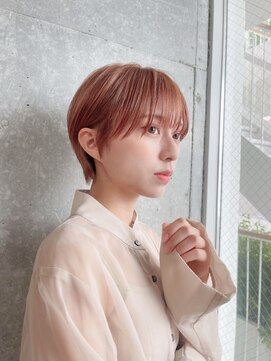 ミーナ バイ ワンズ 町田(mina by one's kyougoku) イメチェン/レッドブラウン/フルバング/似合わせカット/町田駅