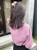 コフィー バイ メルト 吉祥寺(cofy by melt)&nbsp;【松本咲花】ブリーチなしダブルカラーピンクグレージュ