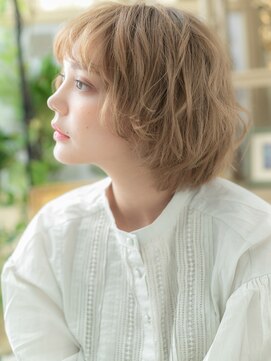 カバーヘア ブリス 北浦和(COVER HAIR bliss) 大人可愛いハイトーンカラーマッシュパーマh4北浦和10代20代30代