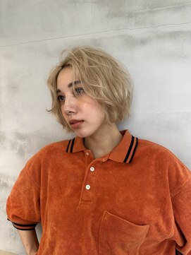 ロニカ 銀座(LOuNICA) ブロンドボブ