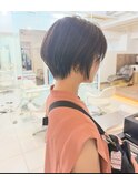 くびれ丸みショートボブ