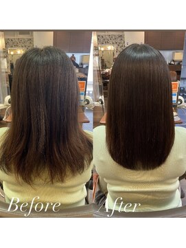 ニッシュ 吉祥寺(NiCHE) 弱酸性縮毛矯正エアーストレート×PiM濃密ヘアエステ