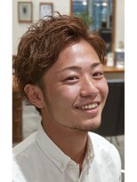 メンズ ルシードスタイル アウラ 松戸市五香(LUCIDO STYLE Aura)&nbsp;ニュアンスサーフ×ビジネスサイドパーマの爽やかショート