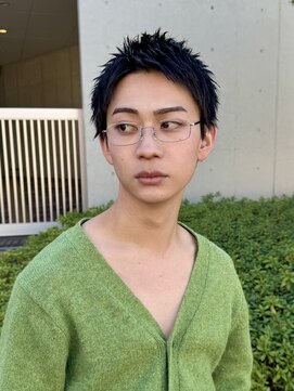 クロト(Clotho) スパイキーショート/メンズショート/ピンパーマ波巻きツイスト