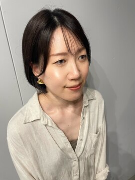 ティック 福井鯖江店(tic.) 透け感前髪/小顔ボブ/ナチュラルヘアスタイル