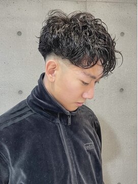 オルカ(ORCA) men's/波巻きツイストスパイラル/フェザーパーマ/サーフカール