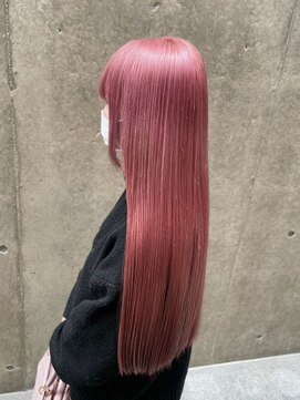 レフ(LEF) カメリアピンク/ダブルカラー￥ケアブリーチ/スーパーロング