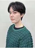 *くせ毛カットニュアンスショートクールショート美人ショート