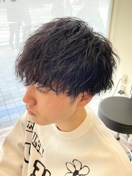 横須賀メンズパーマツイストスパイラルパーマツイストパーマ緩め