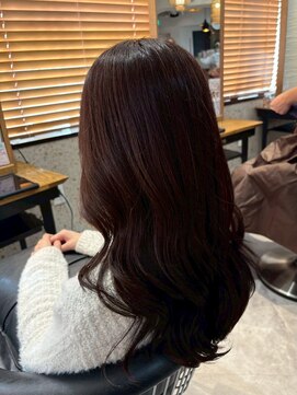 ヘアリゾート粋 トゥジュ 池袋東口店(tujuh) 透明感カラー/ダークブラウン/艶髪