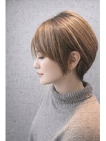 テラ(terra)&nbsp;ニュアンスショート×ハイライトベージュ