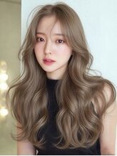 【デザインブリーチカラーで立体感を♪】ブリーチハイライトで巻き髪もストレートも立体的に♪【池袋西口】