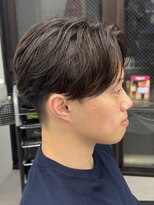 ゴート(GOATO)&nbsp;リバースセンターパート ニュアンスパーマ 毛流れ 鹿児島メンズ