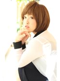 ダブルローライト×レイヤーショートボブ