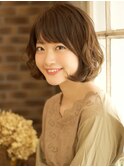愛されフェミニンフェアリーボブスタイル♪