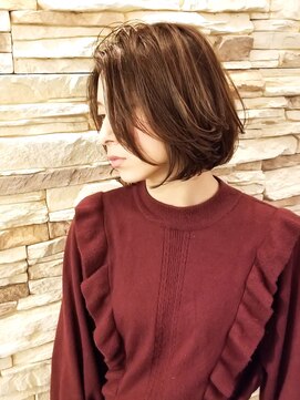 ルートバイエアー(Root by air) 【ROOTbyair京都】大人かわいい小顔前下がりボブ☆