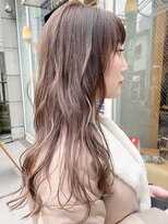 キラ 渋谷(KILLA) ココアベージュ_毛先パーマことりベージュ【北間】