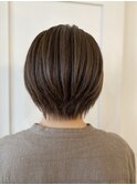 【NINE HAIR】美シルエットショート_グレージュカラー