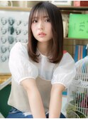 大人かわいいハイライト小顔アンニュイヘアb戸頭20代30代40代