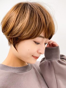 エアー 横浜(AIR) 【長谷川】透明感ベージュマッシュ