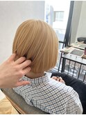 【MIKOTO】ワンブリーチでできるミルクティーベージュ♪