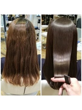 ノル(nol.) 髪質改善！TOKIOデザインストレート+Nドットカラー