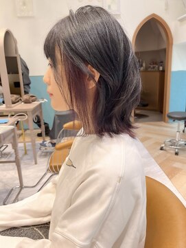 ロンド レグリーズ 立川(Lond leglise) 【槌矢圭悟】インナーカラー/ケアブリーチ/立川/ウルフカット