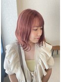 ピンクベージュカラー