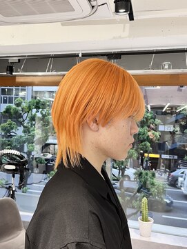 ファイブバイジエクト 堀江(FIVE by The Ect) オレンジメンズウルフ