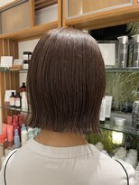 オーダー(OORDER)&nbsp;chocolate brown×切りっぱなしbob