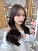 大人可愛いレイヤーカット くびれヘア ヨシンモリ 顔まわり#