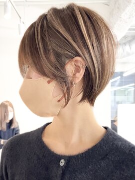 ボーテコンシェル 錦糸町(beaute concier) ミルクティーベージュダブルカラーインナーカラーケアブリーチ