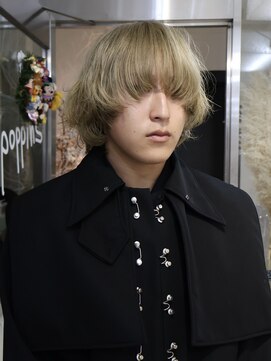 ポピンズ(poppins) マッシュボブ/マットベージュ