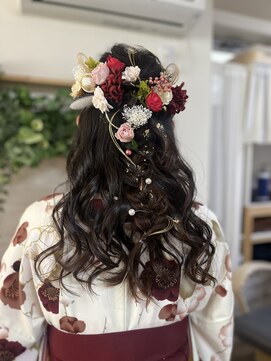 ロカット サロン(Roquat Salon) 袴着付けハーフアップヘアセット【立川/袴/浴衣/国立/立川】