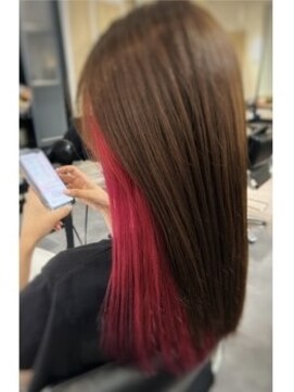 シーク 大森(Seek) インナーカラー×ヴァイオレットピンク