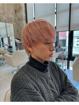 シャウルデッサントウキョウ 表参道(CHARLES DESSIN Tokyo) ピンクベージュ/マッシュ/ケアブリーチ/髪質改善/表参道/