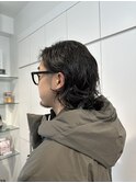 【吉田智哉】メンズボブ、ニュアンスパーマ、ダークアッシュ