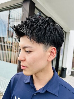 ミスターベイビー(Mr.BABY)の写真/メンズの魅力を引き出すカット技術が大人気！朝の忙しい時間に簡単にスタイリングが決まるスタイルを提案◎