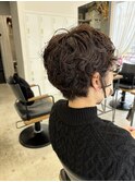 20代30代40代50代◎大人かわいい短めショートのくるふわパーマ