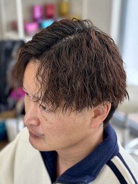 レヴィア(REVIA) メンズカットツイストパーマ眉カット刈り上げ