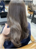 ブリーチなしベージュ シフォンベージュ 透明感カラー☆