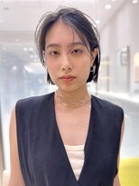 ピークアブー 銀座中央通り(PEEK-A-BOO)&nbsp;【シンプル×モード】アンニュイなボブ