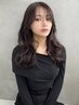 前髪カット＋ニュアンスカラー＋クイックtr ￥6500