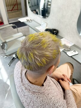 エクファ ヘア リゾート 大津 瀬田店(ex-fa hair resort) サーフカール/スパイキーショート/ブルーブラック/大津/瀬田