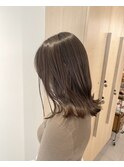 乾かすだけでキマる髪/馴染むハイトーン外ハネボブ