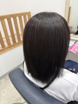 アン(an) 新色グレーマットで艶髪