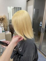 リアン(LIAN)&nbsp;ハイライトカラーミルクティーベージュケアブリーチダブルカラー